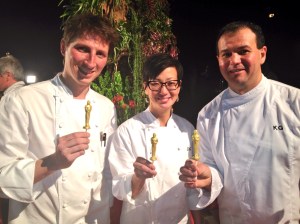 Wolfgang Puck's Pastry Chefs - Romain Lenoir, Della Gosset and Kamel Guechida