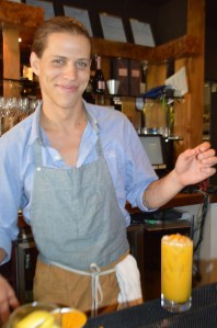 Chase mixes great cocktails.