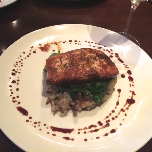 Chef Kelso grills fish expertly