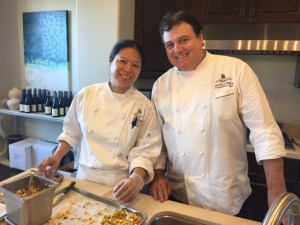 Chefs Elie Chow and Bernard Ibarra from Terranea