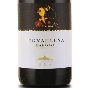 Daughter Elena's drawing of a chick is featured on the label.