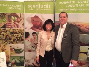 (Owner Mai Mowrey of Scentuals with husband - Photo by Jill Weinlein