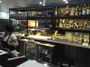 Step up to the counter at Fritzi - photo by Jill Weinlein