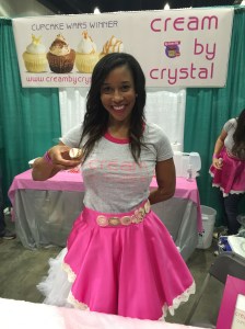 Crystal makes creamcakes and cheesecakes - Photo by Jill Weinlein