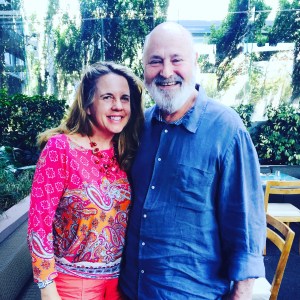 (Celebrity Rob Reiner with writer)