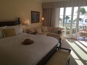 Comfortable beds at the Montage Laguna Beach