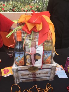 San Anotonio Winery basket went to one lucky winner - photo by Jill Weinlein