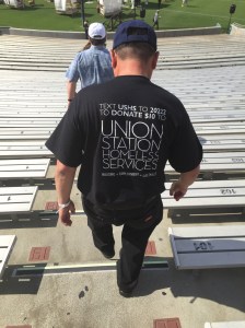 (A good cause to help those in need at Union Station for the Homeless - Photo by Jill Weinlein)