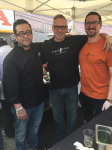 Chef Isaias Peña and owners Owner Paul Boettcher and son - Spare Tire Kitchen + Bar
