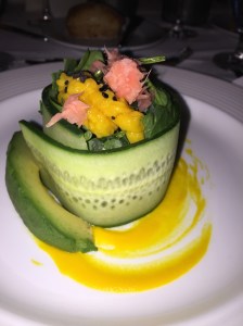 First Course at the WHCHC Gala at London West Hollywood - Photo by Jill Weinlein