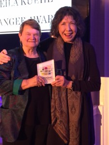 Honorable Sheila Kuehi and  Fascinating Lily Tomlin - Photo by Jill Weinlein