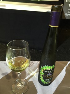 (Grgich late-harvest wine is a perfect pairing for Gale's tea cake - Photo by Jill Weinlein)