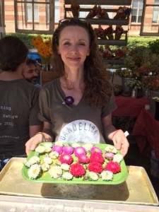 Fresh flower booth - Photo by Jill Weinlein