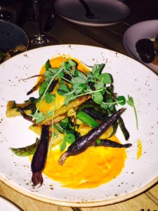 Elegant peas & carrots - photo by Jill Weinlein