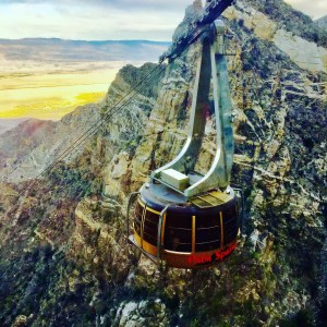 The new tram cars rotate 360 degrees on a cable to the top on San Jacinto state park wilderness - Photo Jill Weinlein