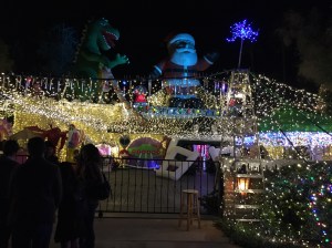 The most amazing holiday light and sound show in Palm Springs- Photo by Jill Weinlein